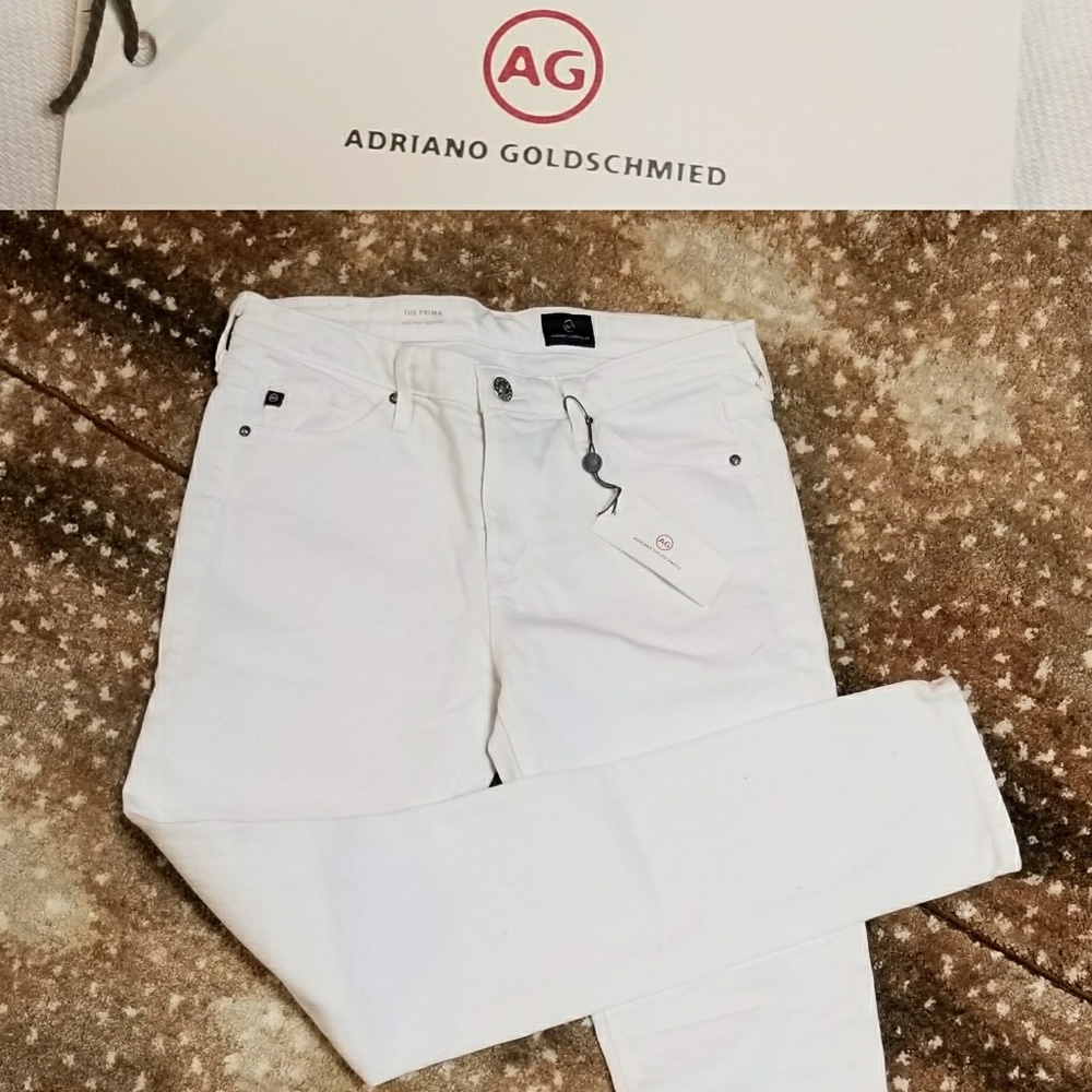 Adriano Goldschmied The Prime white jean NWT 27